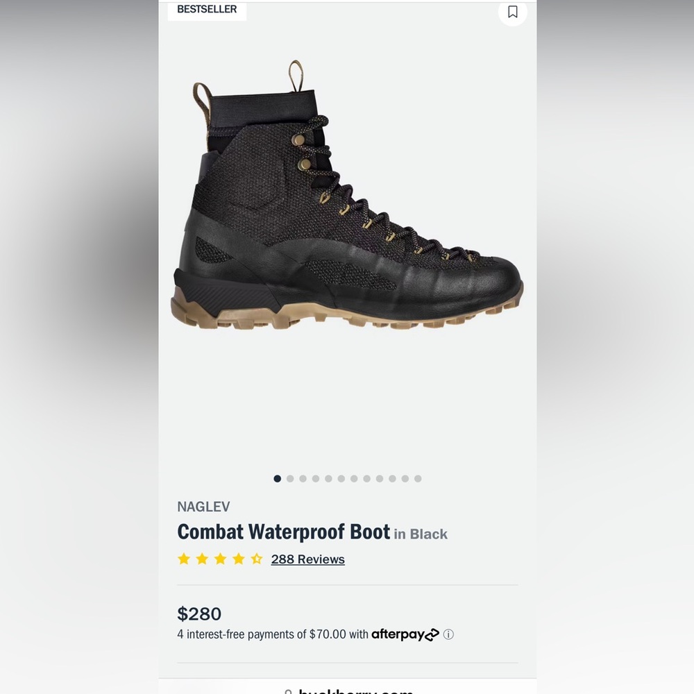 Brand new in box Naglev Combat Boots men’s size 9 - Picture 2 of 11